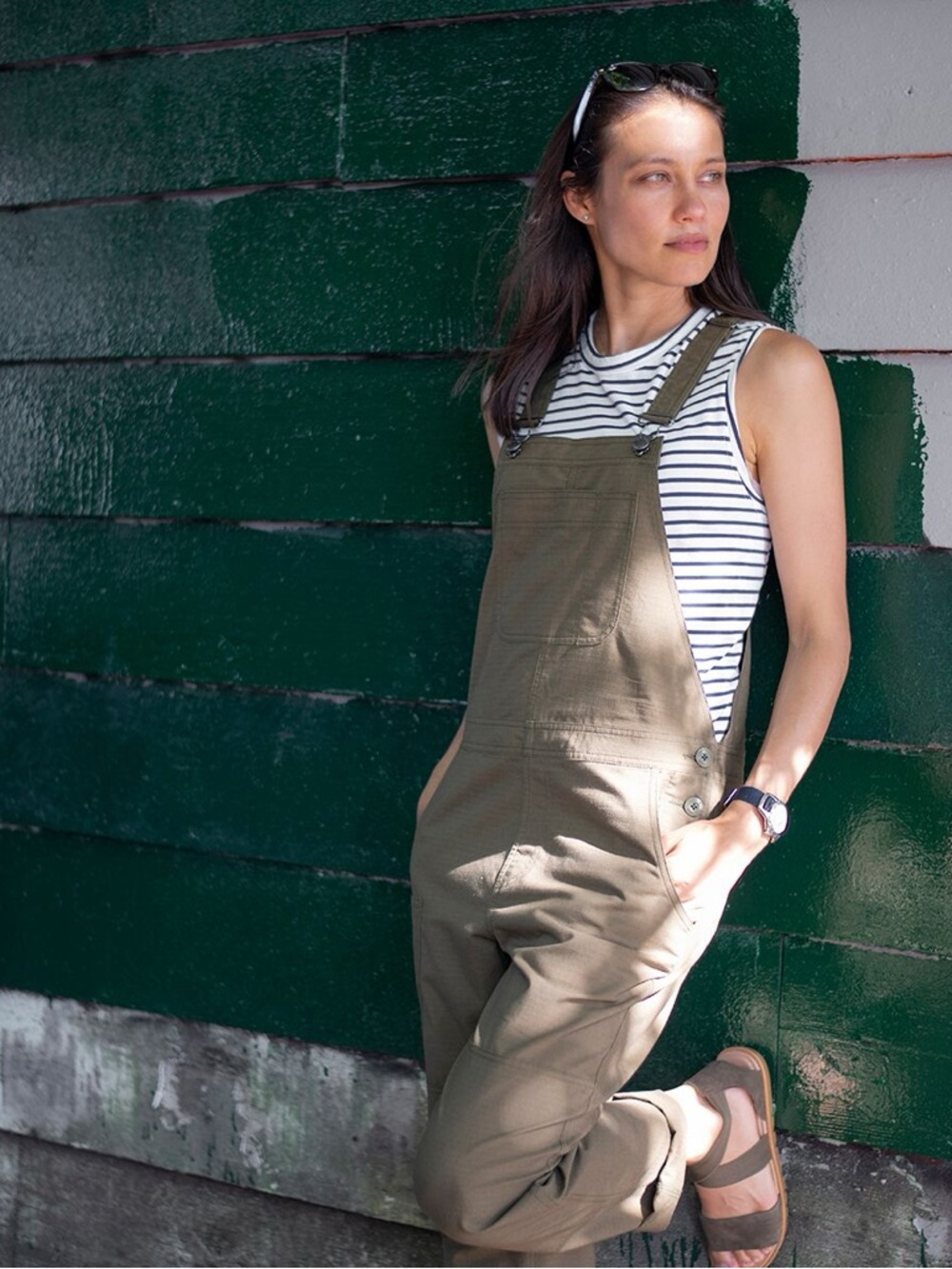 Outdoor Research NWOT Chehalis Overalls in Army Olive Green Size Medium - Picture 11 of 11